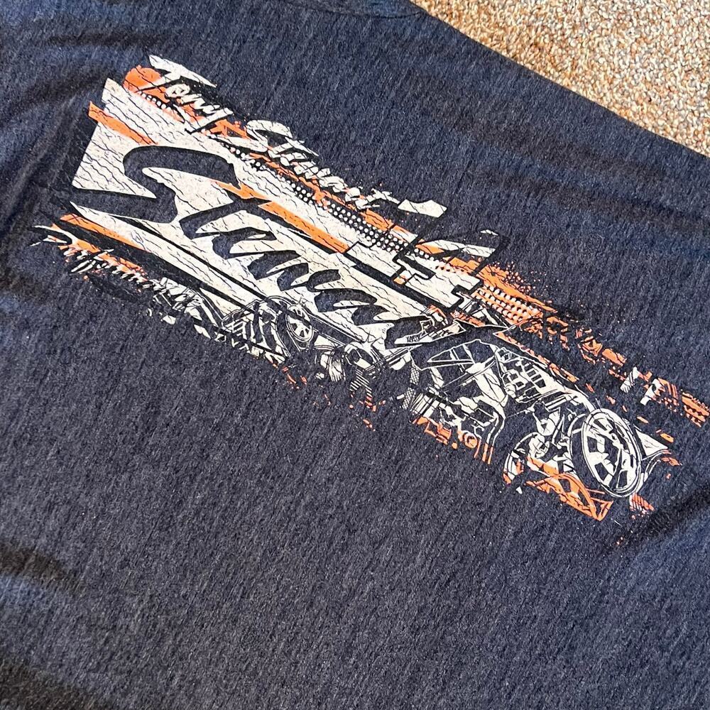 Tony Stewart NASCAR Vintage T Shirt by Chase Authentics. Gray.  Men's Size 2X - Picture 4 of 7